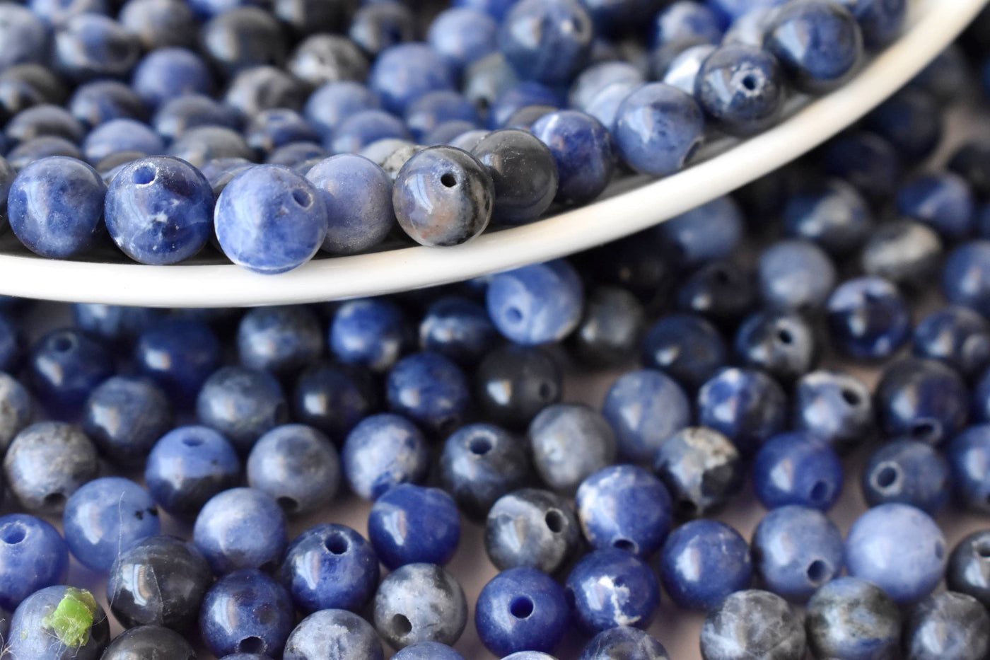 Sodalite Beads, Natural Round Crystal Beads 4mm to 12mm