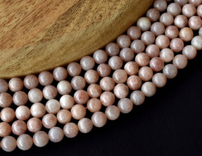 Sunstone Beads, Natural Round Crystal Beads 6mm to 10mm