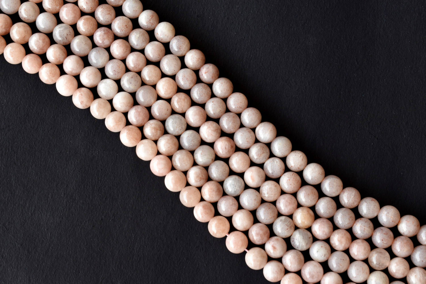 Sunstone Beads, Natural Round Crystal Beads 6mm to 10mm