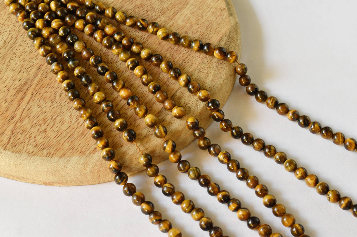 Tiger Eye Beads, Natural Round Crystal Beads 4mm to 16mm