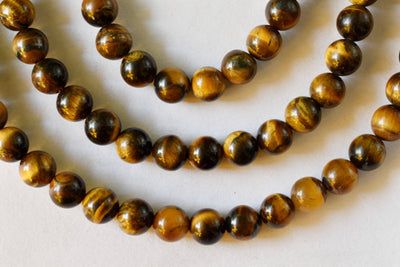 Tiger Eye Beads, Natural Round Crystal Beads 4mm to 16mm