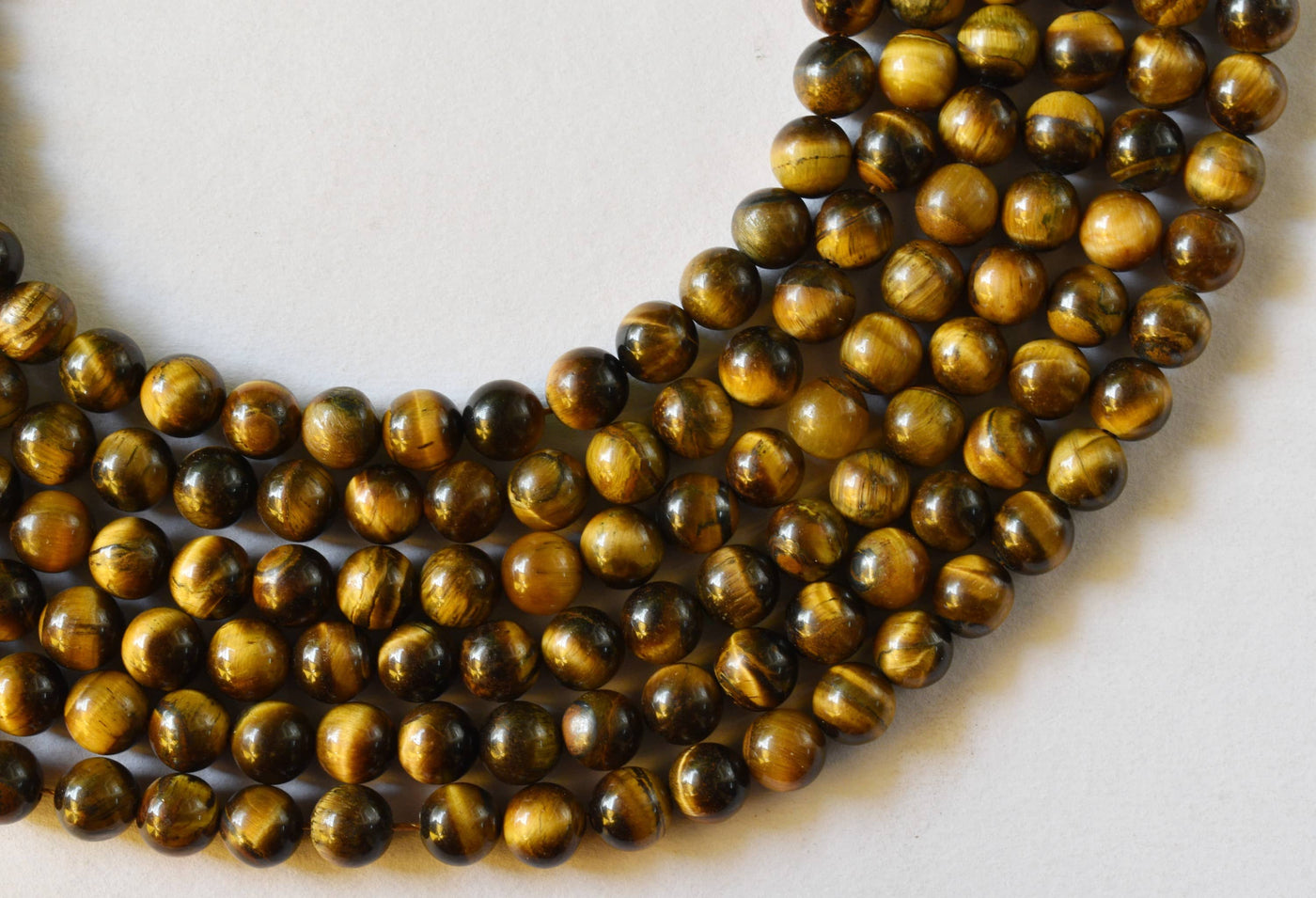 Tiger Eye Beads, Natural Round Crystal Beads 4mm to 16mm