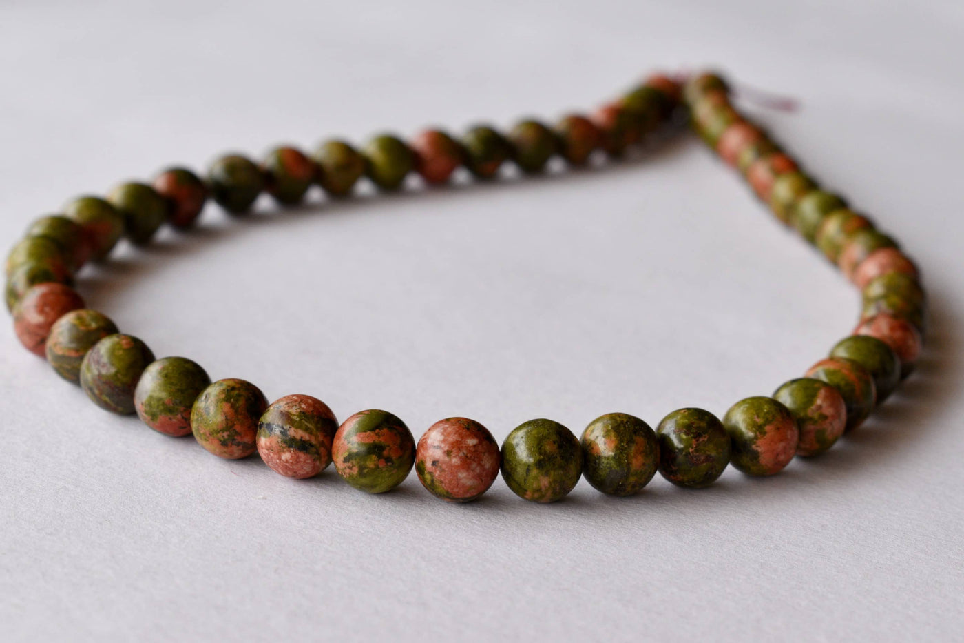 Unakite Beads, Natural Round Crystal Beads 4mm to 12mm