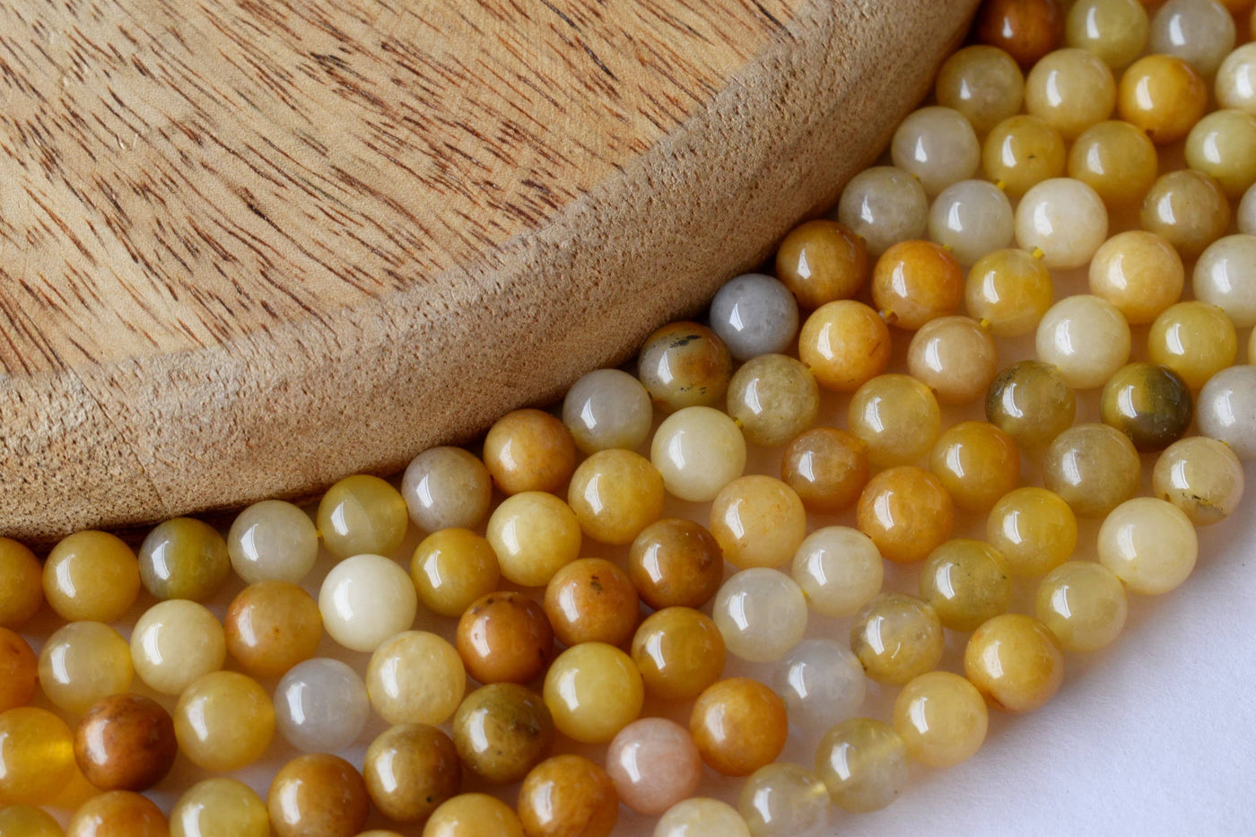 Yellow Aventurine Beads, Natural Round Crystal Beads 4mm to 10mm