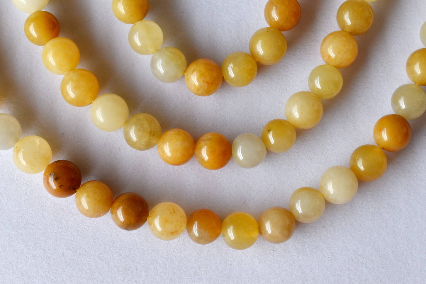 Yellow Aventurine Beads, Natural Round Crystal Beads 4mm to 10mm