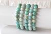 Bracelet Amazonite AAA 4 MM, 6 MM, 8 MM, 10 MM Bracelet de Perles Rondes, Bracelet de Pierres Précieuses Pierres de Guérison