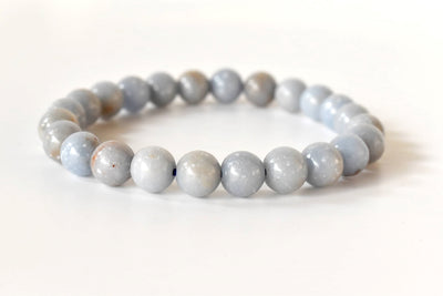 Angelite Bracelet (Expanded Awareness, Calming And Patience)