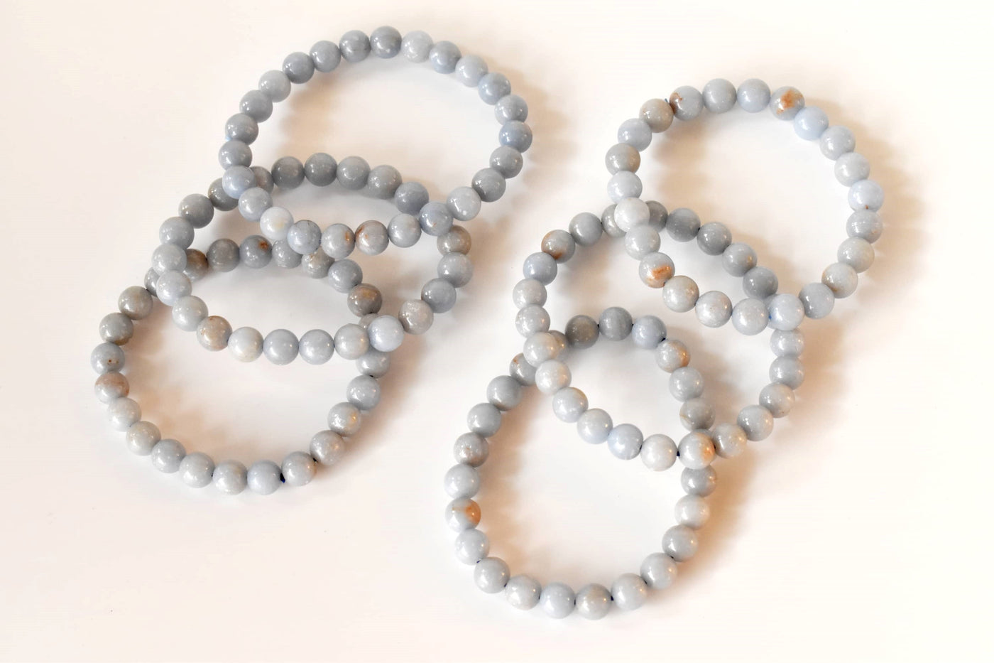 Angelite Bracelet (Expanded Awareness, Calming And Patience)