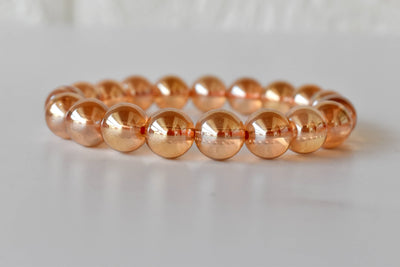 Aura Quartz Citrine Bracelet (Luck And Good Fortune)