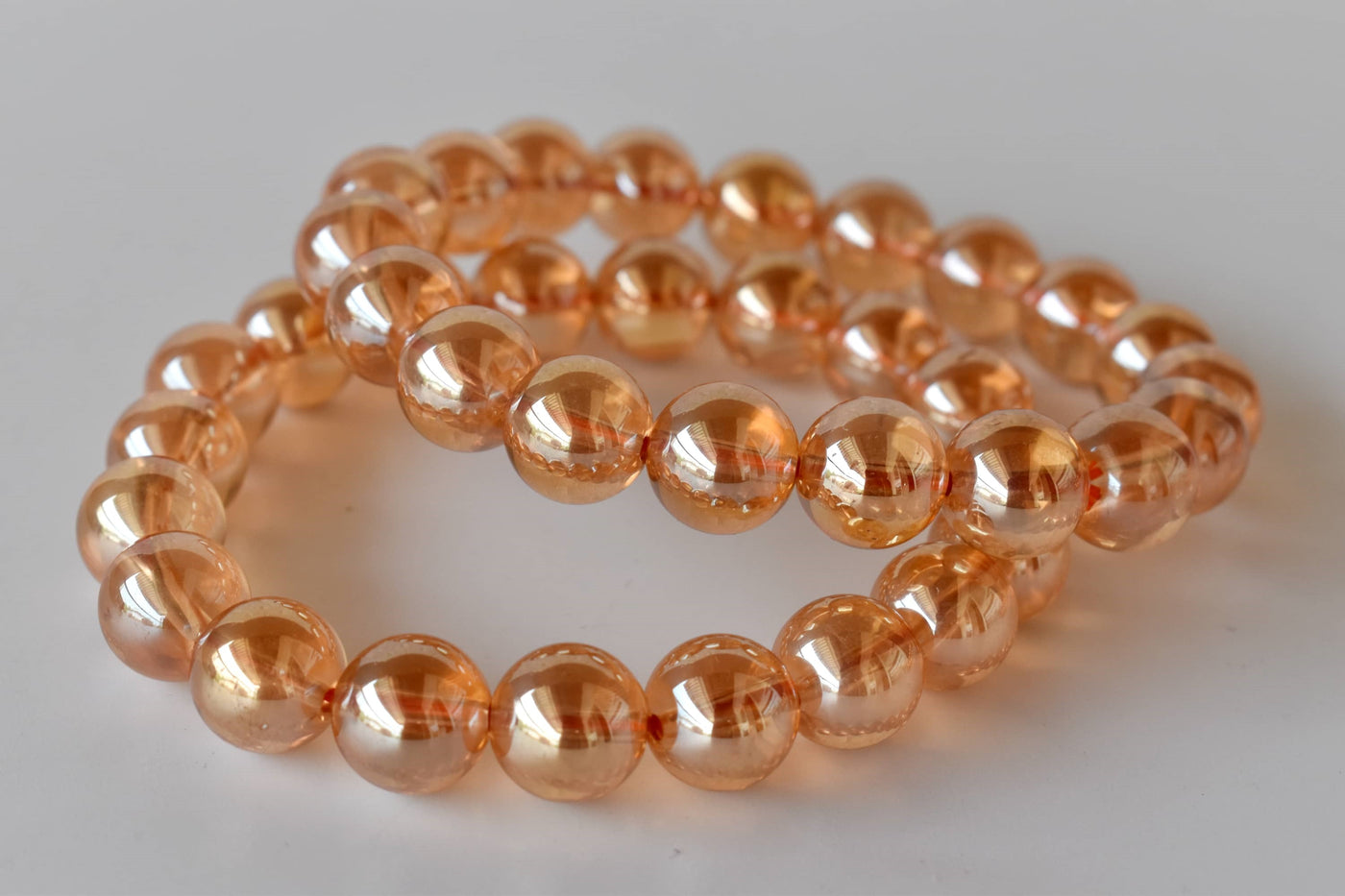 Aura Quartz Citrine Bracelet (Luck And Good Fortune)