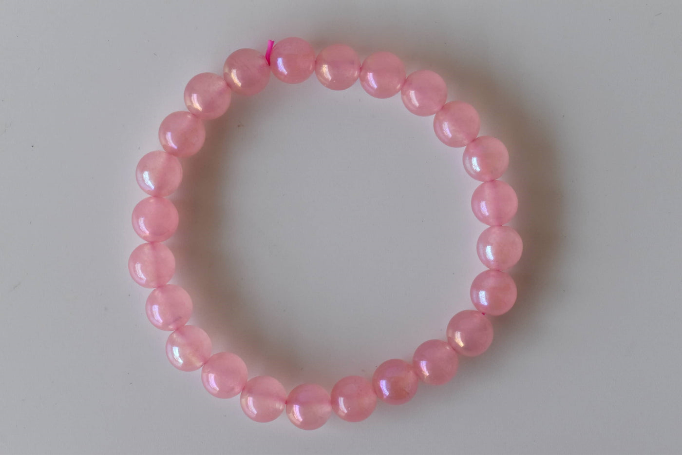 Aura Quartz Rose Quartz Bracelet(Relaxation and Love)