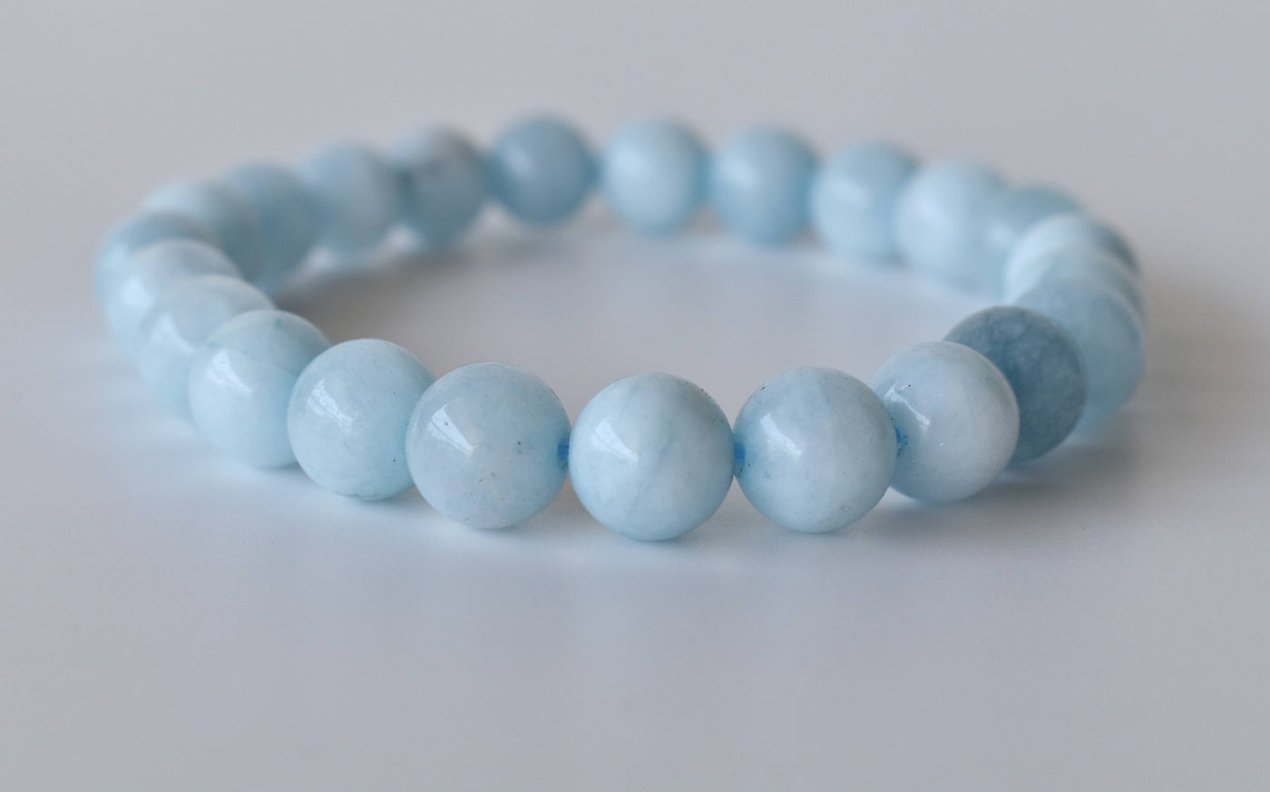 Aquamarine  Bracelet (Protection and Anxiety Relief)