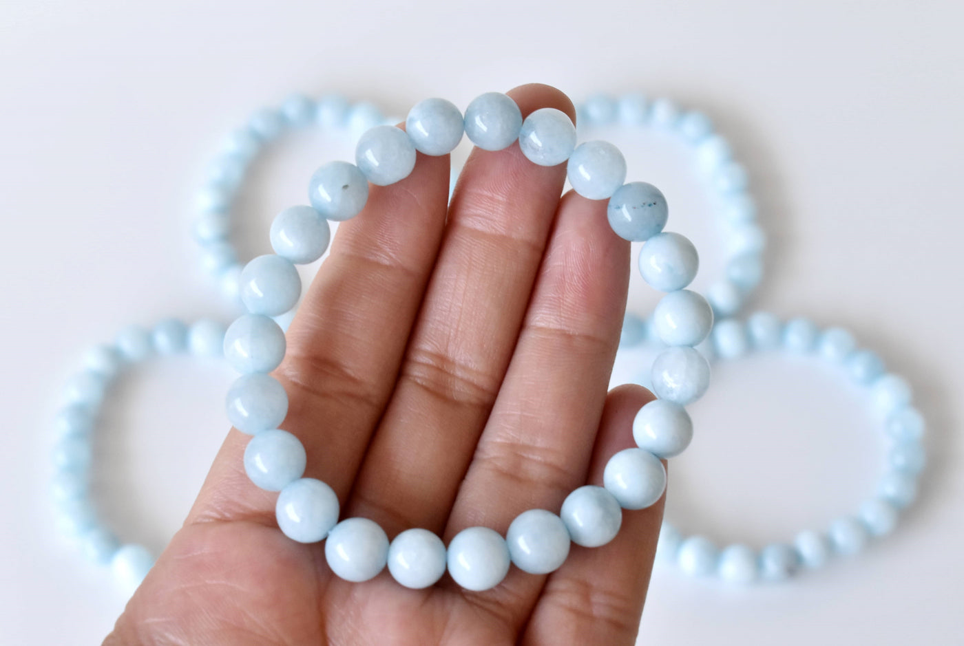 Aquamarine  Bracelet (Protection and Anxiety Relief)