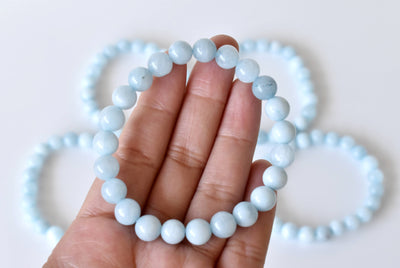 Aquamarine  Bracelet (Protection and Anxiety Relief)