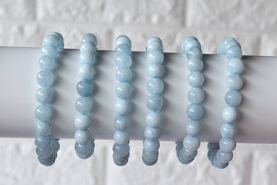 Aquamarine  Bracelet (Protection and Anxiety Relief)