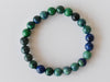 Bracelet Azurite Malachite 4 MM, 6 MM, 8 MM, 10 MM, 12 MM Un Bracelet de perles rondes, Bracelet de pierres précieuses Pierres de guérison