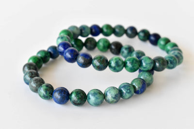 Azurite Malachite Bracelet(Insight and Self-Discipline)