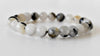 Bracelet en rutile noir 6MM, Bracelet en perles rondes AAA 8MM, Bracelet en pierres précieuses Pierres de guérison