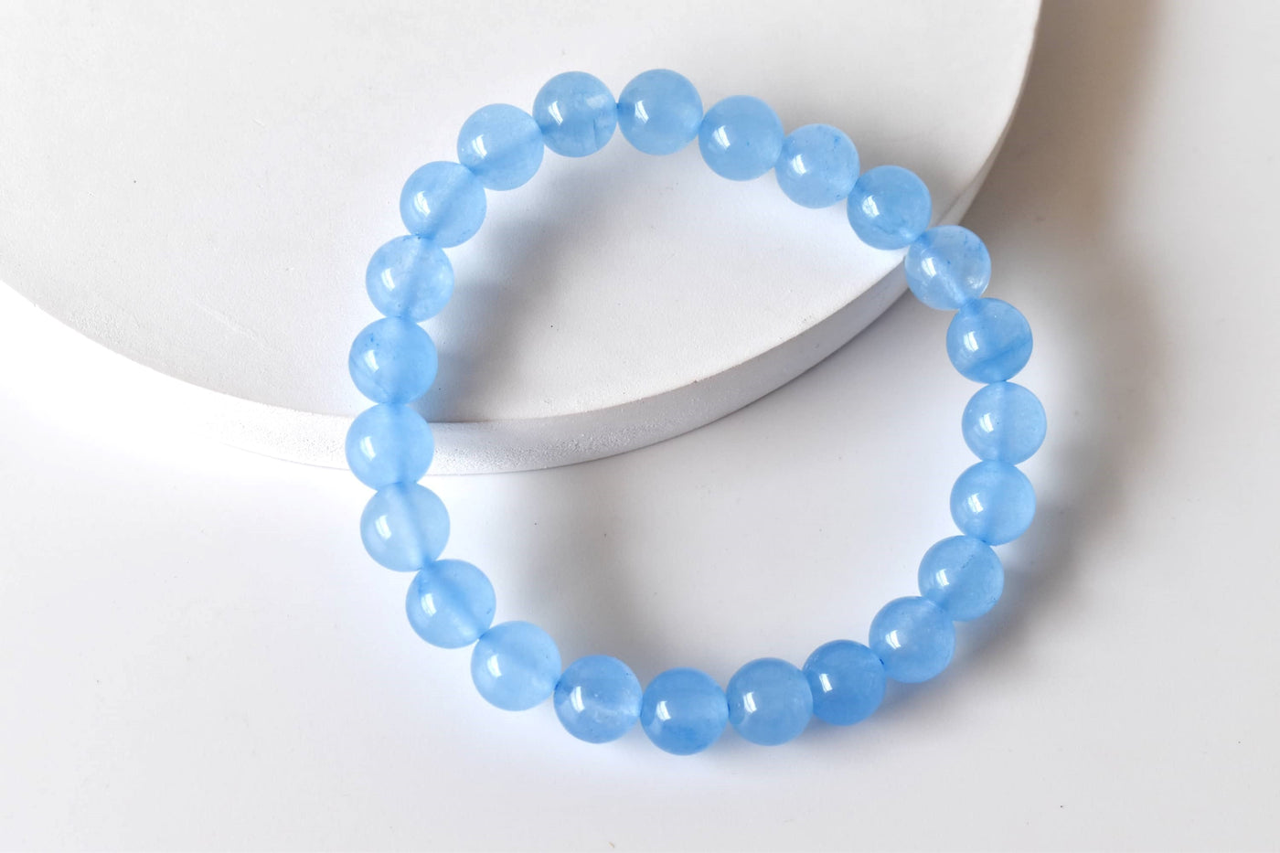 Chalcedony Bracelet (Communication and Peace Of Mind )