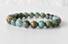 Bracelet Chrysocolle 6MM, 8MM, 10MM AAA Bracelet Perle Ronde, Bracelet Pierres Précieuses Pierres de Guérison