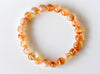 Bracelet en citrine naturelle AAA, 6 mm, 8 mm, bracelet en cristal perlé rond de 10 mm