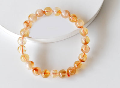 Natural Citrine Bracelet(Luck And Good Fortune).