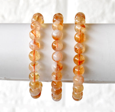 Natural Citrine Bracelet(Luck And Good Fortune).