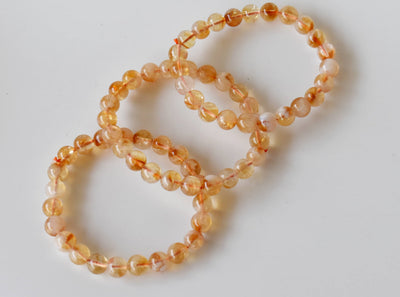 Natural Citrine Bracelet(Luck And Good Fortune).