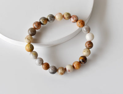 Crazy Lace Agate Bracelet (Purification and Chakra Cleansing)