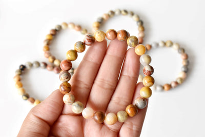 Crazy Lace Agate Bracelet (Purification and Chakra Cleansing)