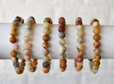 Crazy Lace Agate Bracelet (Purification and Chakra Cleansing)