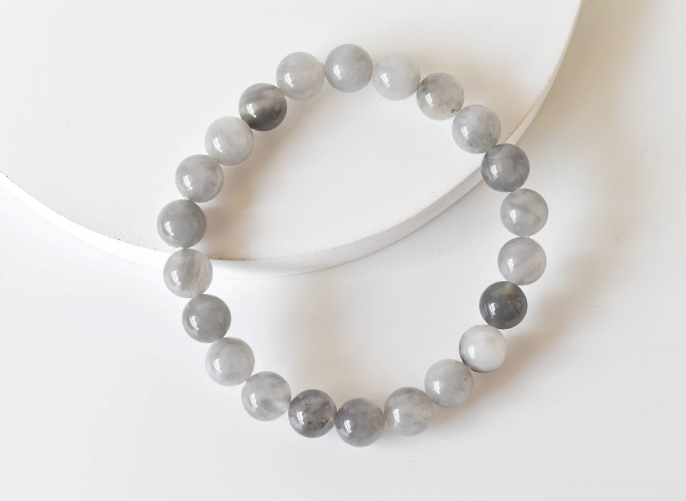 Cloudy Quartz Bracelet (Grounding and Support)