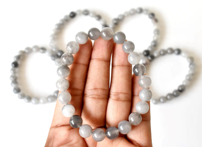 Cloudy Quartz Bracelet (Grounding and Support)