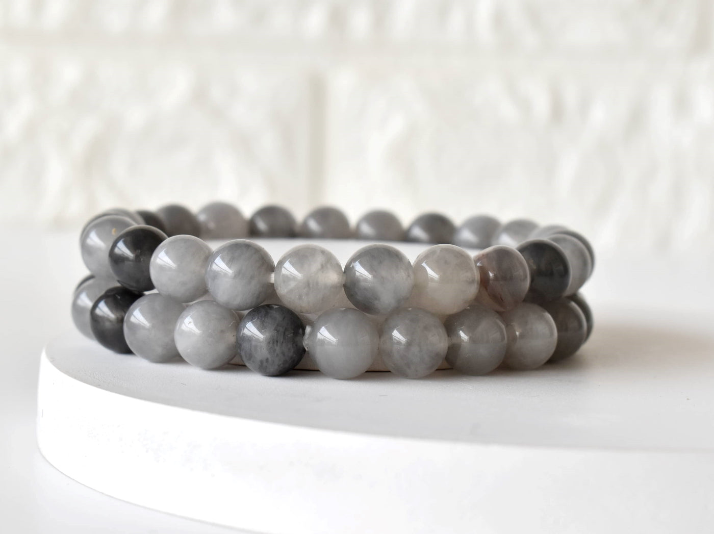 Cloudy Quartz Bracelet (Grounding and Support)