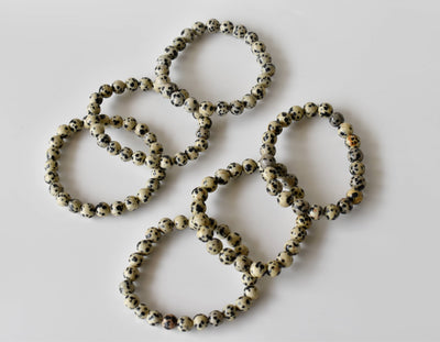 Dalmatian Jasper Bracelet(Altruism and Past Life Recall)