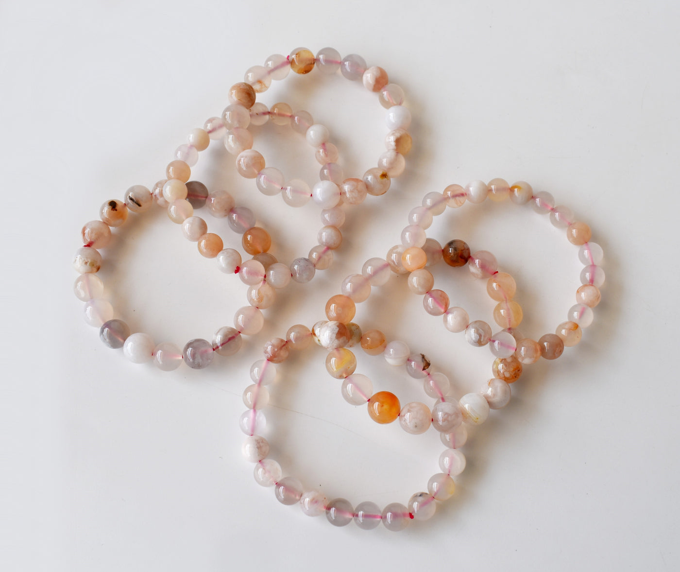 Flower Carnelian Crystal Bracelet