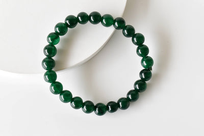 Green Jade Bracelet (Wisdom, Balance)