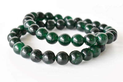 Green Jade Bracelet (Wisdom, Balance)