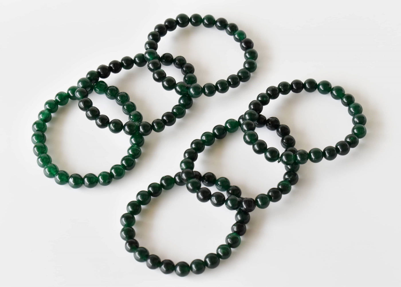 Green Jade Bracelet (Wisdom, Balance)