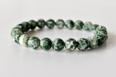 Green Spot Jasper Bracelet (Passion and Creativity)