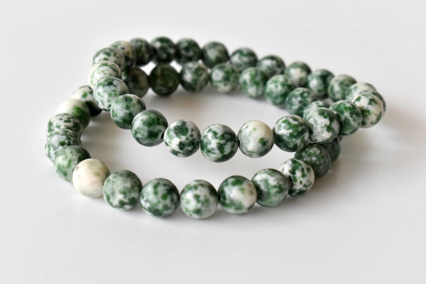 Green Spot Jasper Bracelet (Passion and Creativity)