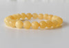 Bracelet en calcite miel 4MM, 6MM, 8MM, 10MM, 12MM Bracelet de pierres précieuses de perles rondes en ligne