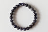 Bracelet Iolite 6 MM, 8 MM, 10 MM AAA Bracelet de Perles Rondes, Bracelet de Pierres Précieuses Pierres de Guérison