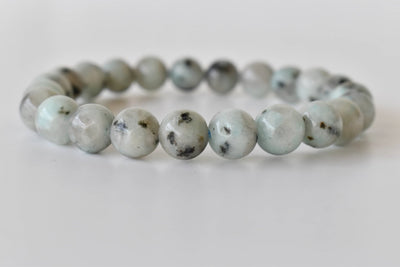 Kiwi Jasper Bracelet (Peace Of Mind and Communicataion)