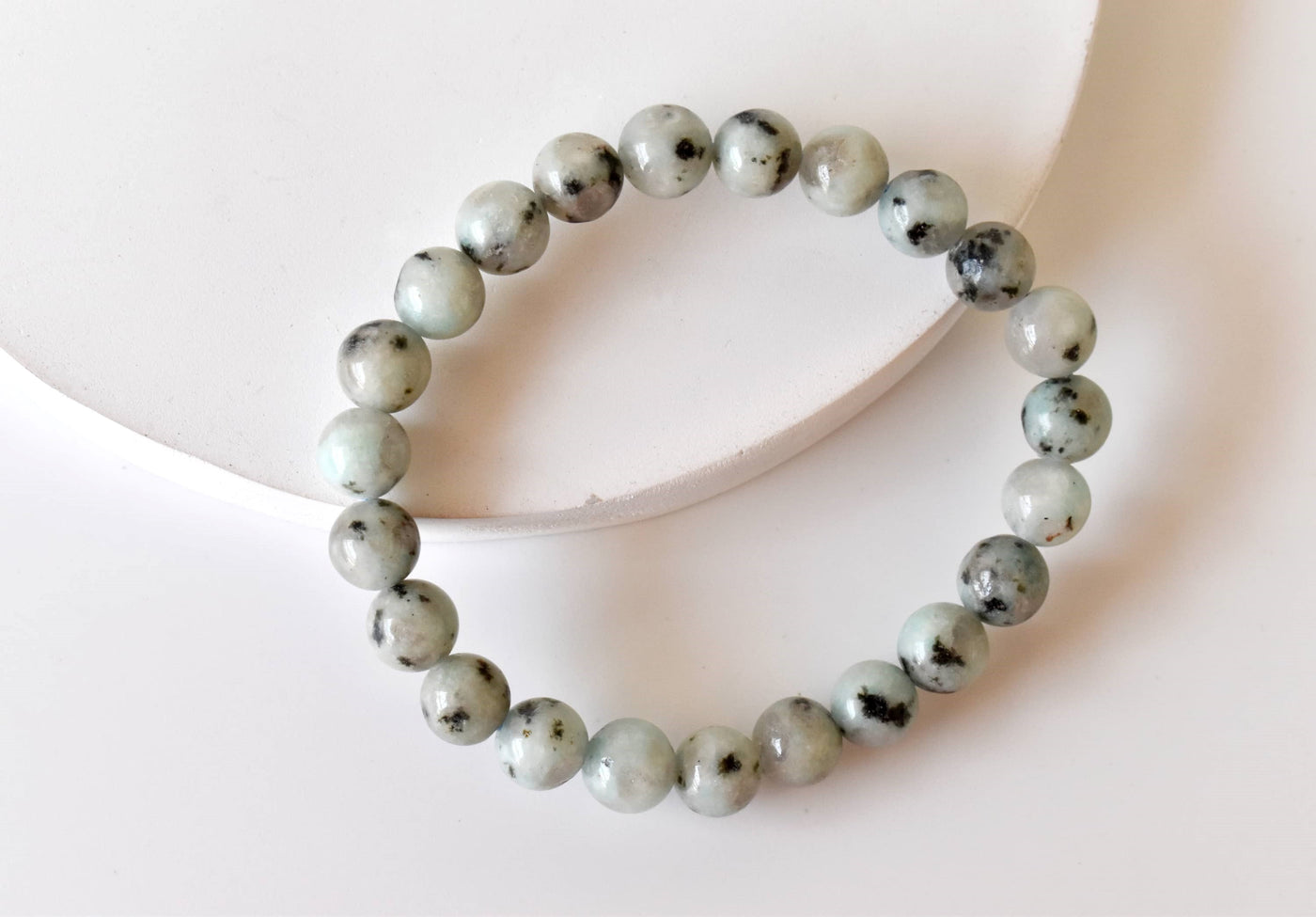 Kiwi Jasper Bracelet (Peace Of Mind and Communicataion)