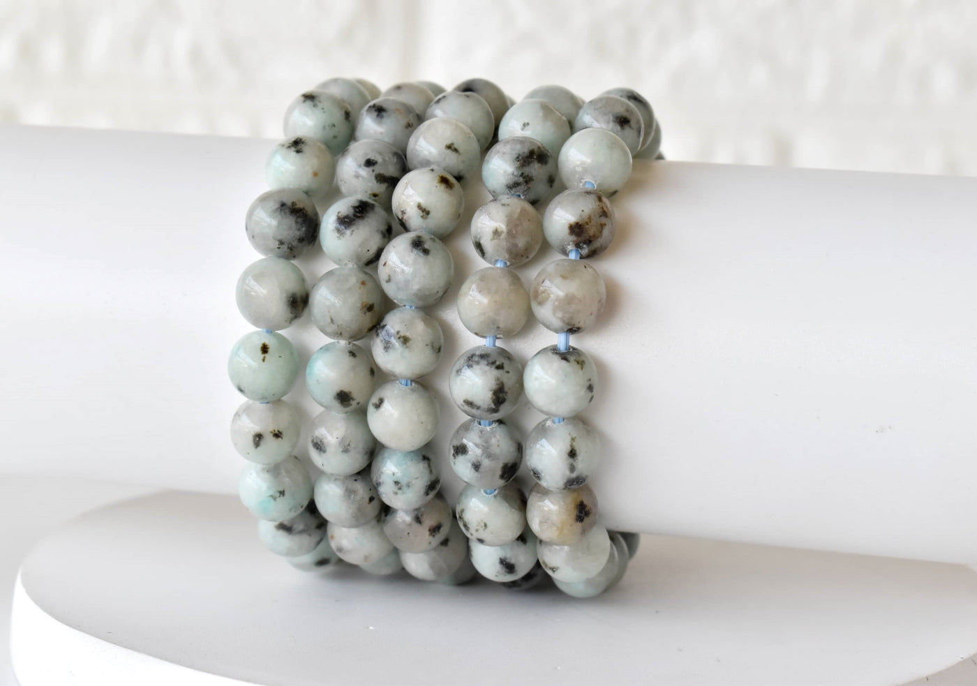 Kiwi Jasper Bracelet (Peace Of Mind and Communicataion)