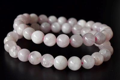 Bracelet Kunzite 6MM, 8MM, 10MM AAA Bracelet de perles rondes, Bracelet de pierres précieuses Pierres de guérison