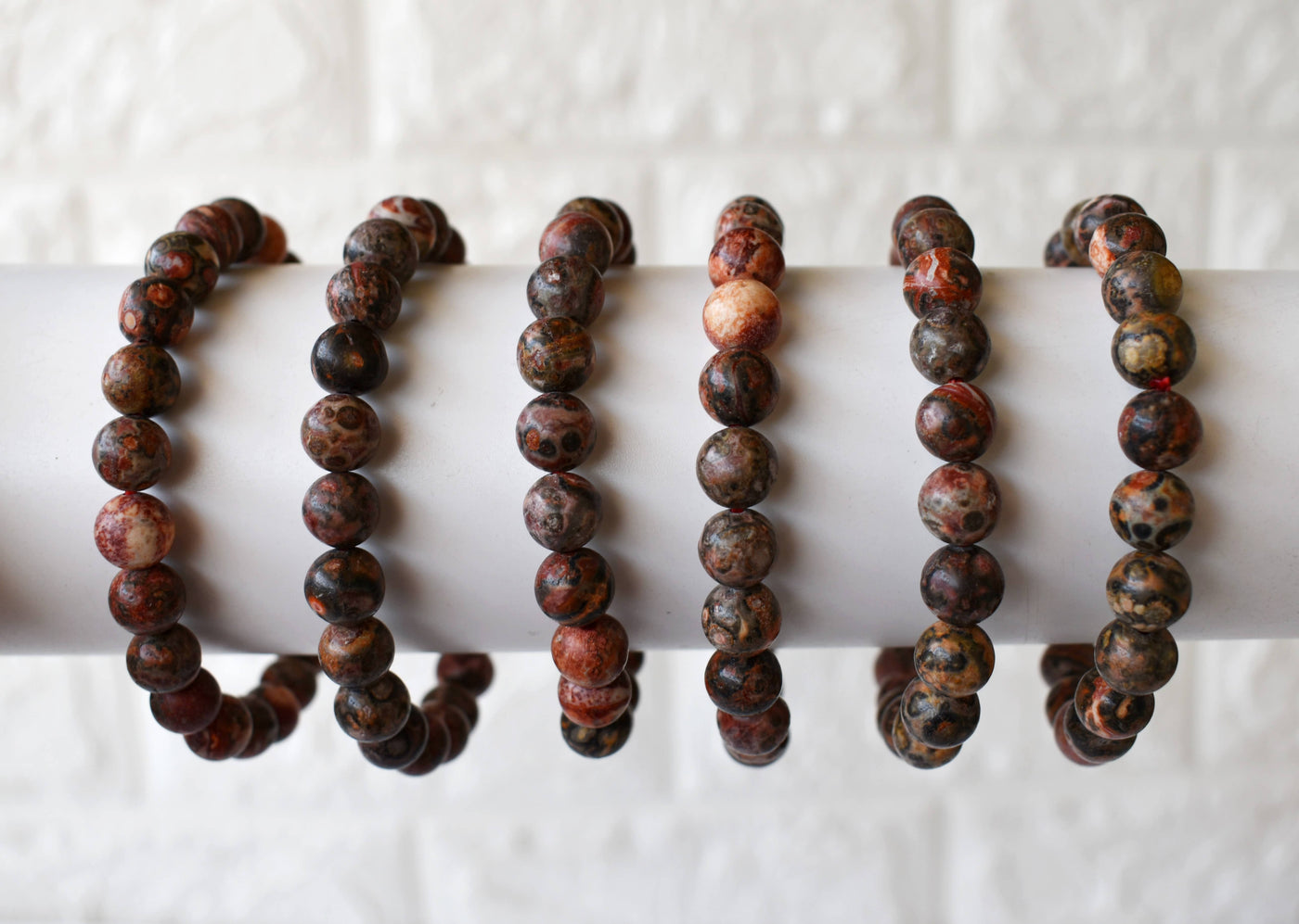 Leopardskin Jasper Bracelet (Leadership and Chakra Cleansing)