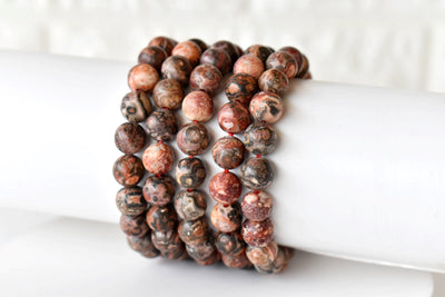 Leopardskin Jasper Bracelet (Leadership and Chakra Cleansing)