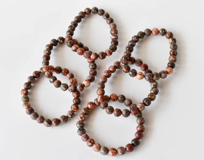 Leopardskin Jasper Bracelet (Leadership and Chakra Cleansing)